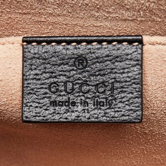 Gucci Black Leather Ophidia Small Shoulder Bag - Picture 8 of 11